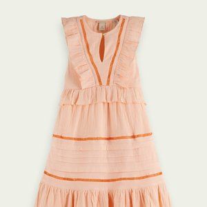 Scotch & Soda Peach and Orange Kids Casual Dress